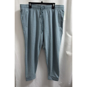All in Motion Soft Gym Pant Men's XXL Heather Blue Knit Stretch Jogger